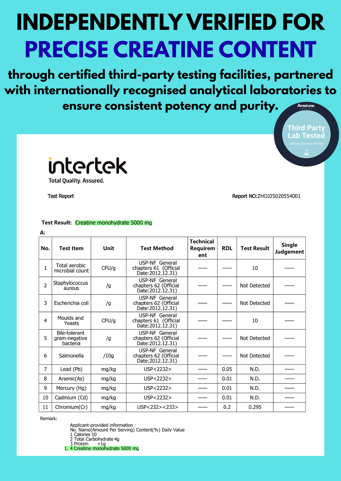 Amarune Creatine Gummies