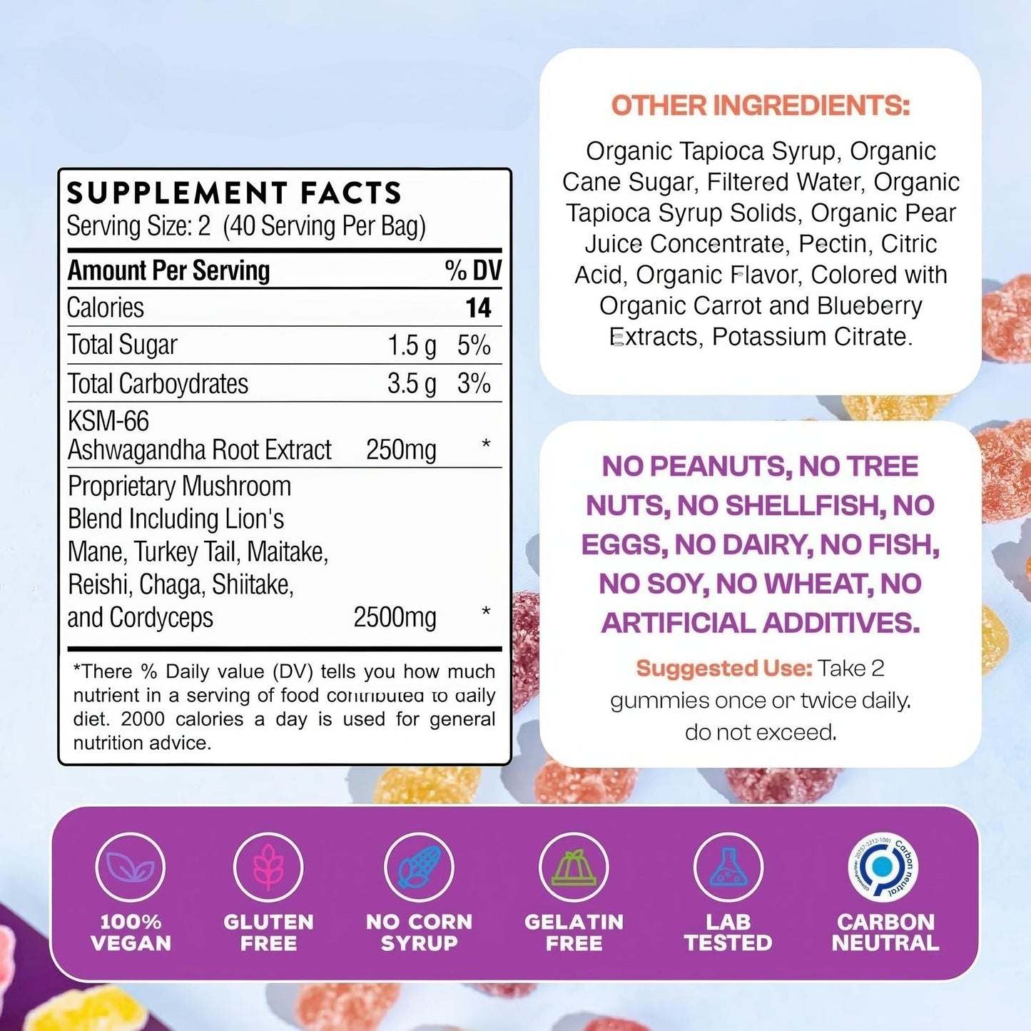 Amarune Mushroom Gummies